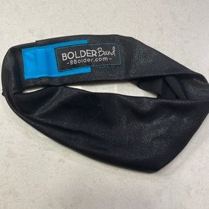 Black shiny Bolder Band headband